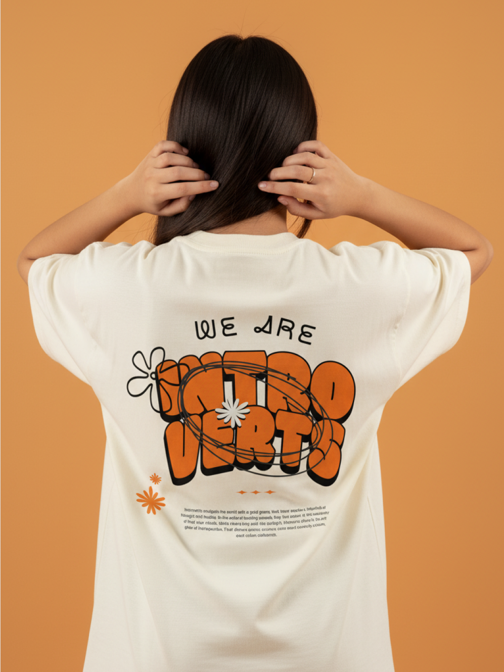 Introverts Terry Oversized Tee for men & women