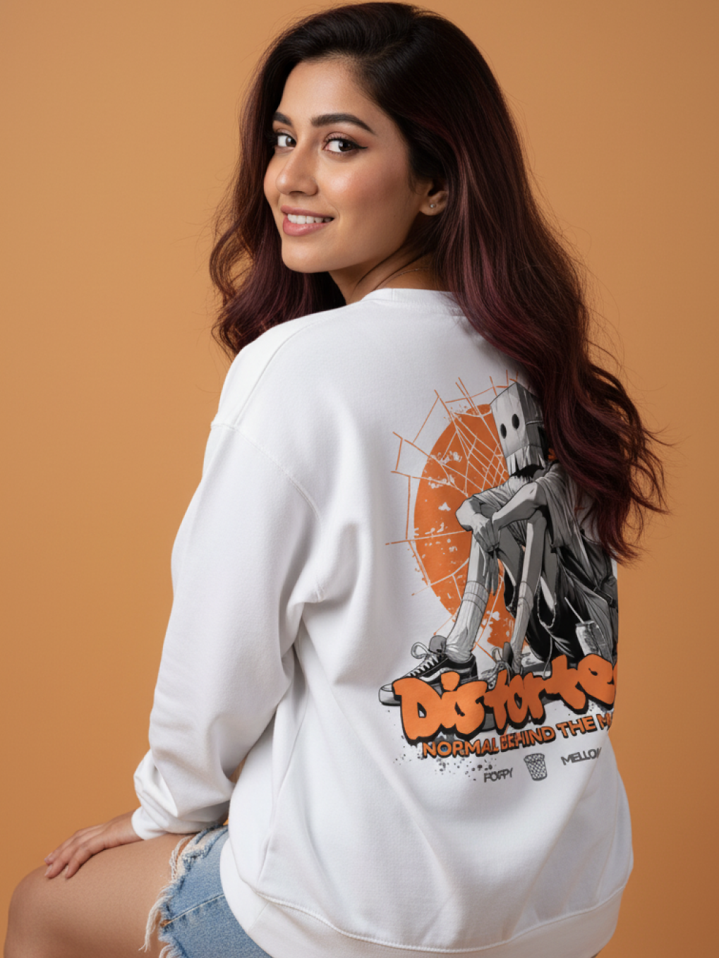 Distorted Sweatshirt for Men & Women